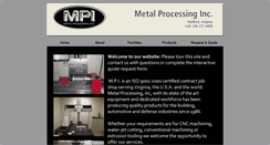 Desktop Screenshot of metal-processing.com